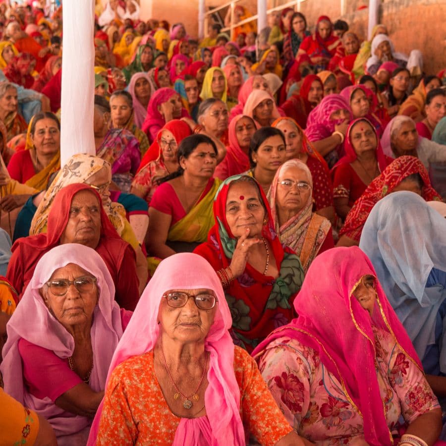 Women gathered together in community